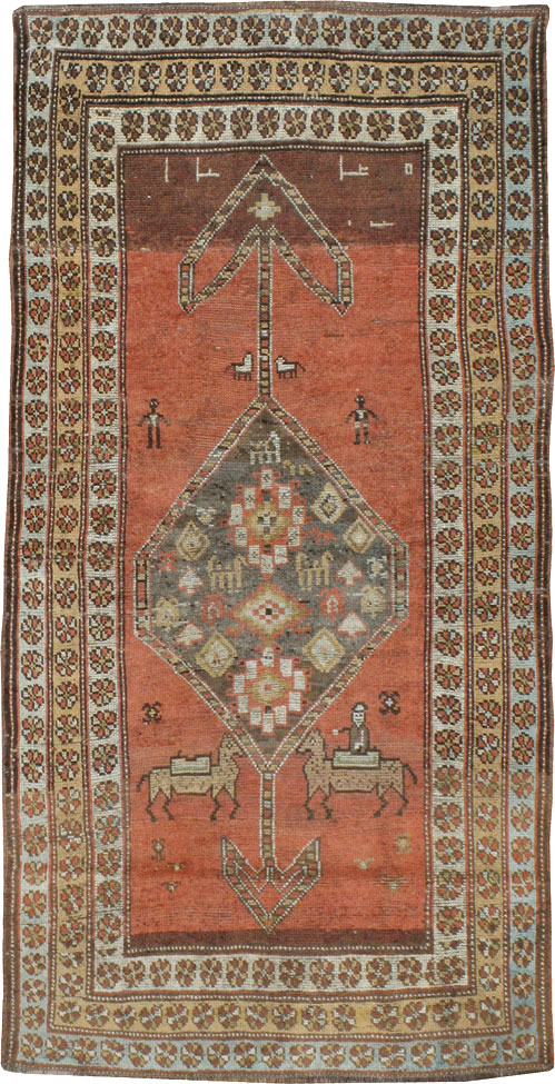 Antique Persian Malayer Rug, No.24046 - Gss