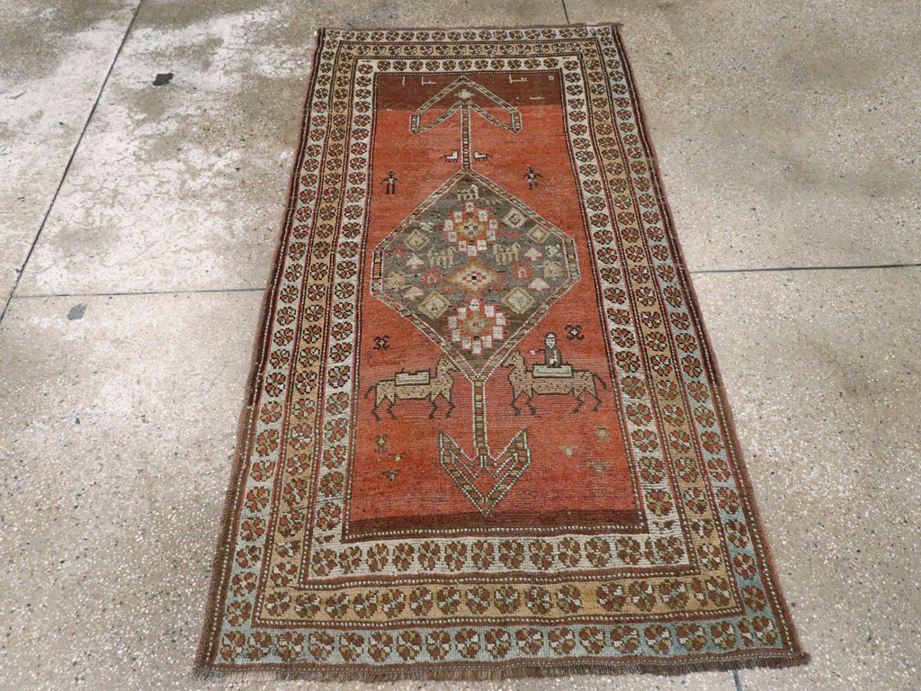 Antique Persian Malayer Rug, No.24046 - Gss
