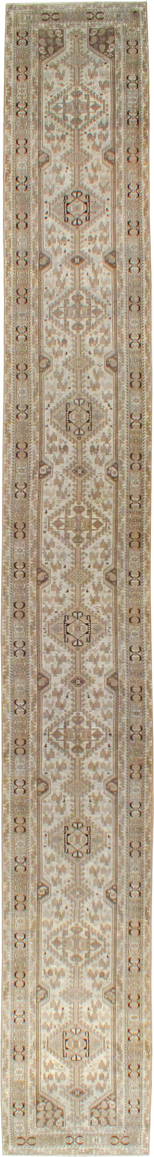 Antique Persian Shiraz Long Runner, No.24051 - Gss