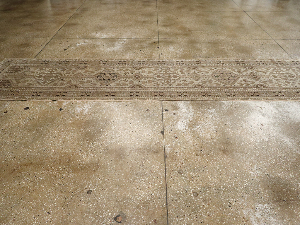 Antique Persian Shiraz Long Runner, No.24051 - Gss