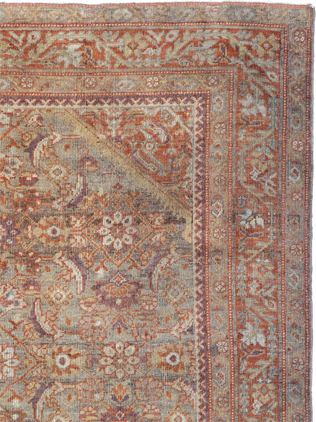Antique Persian Mahal Gallery Carpet, No.24066 - Gss