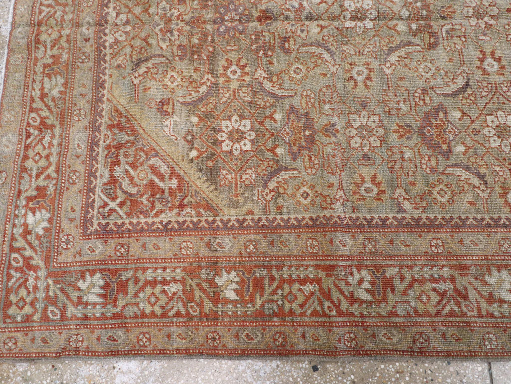 Antique Persian Mahal Gallery Carpet, No.24066 - Gss
