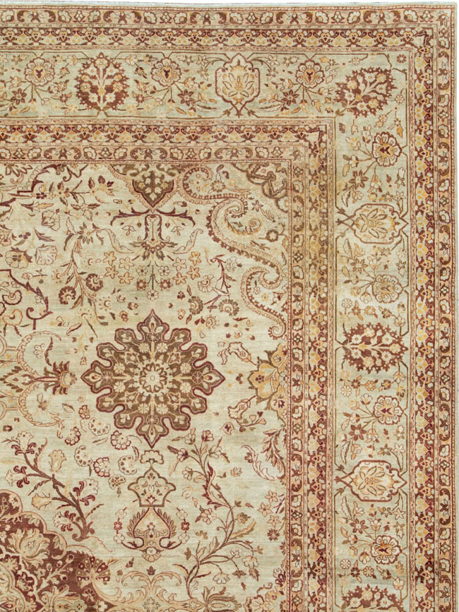 Antique Persian Lavar Kerman Carpet, No.24067 - Gss