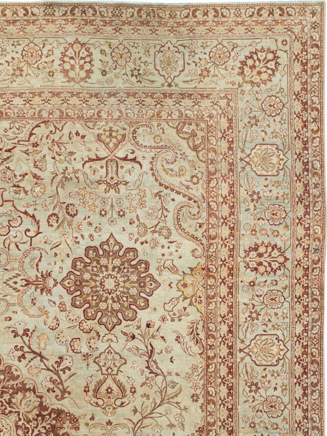 Antique Persian Lavar Kerman Carpet, No.24067 - Gss