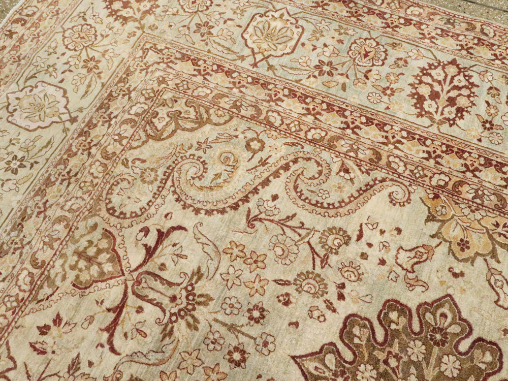 Antique Persian Lavar Kerman Carpet, No.24067 - Gss