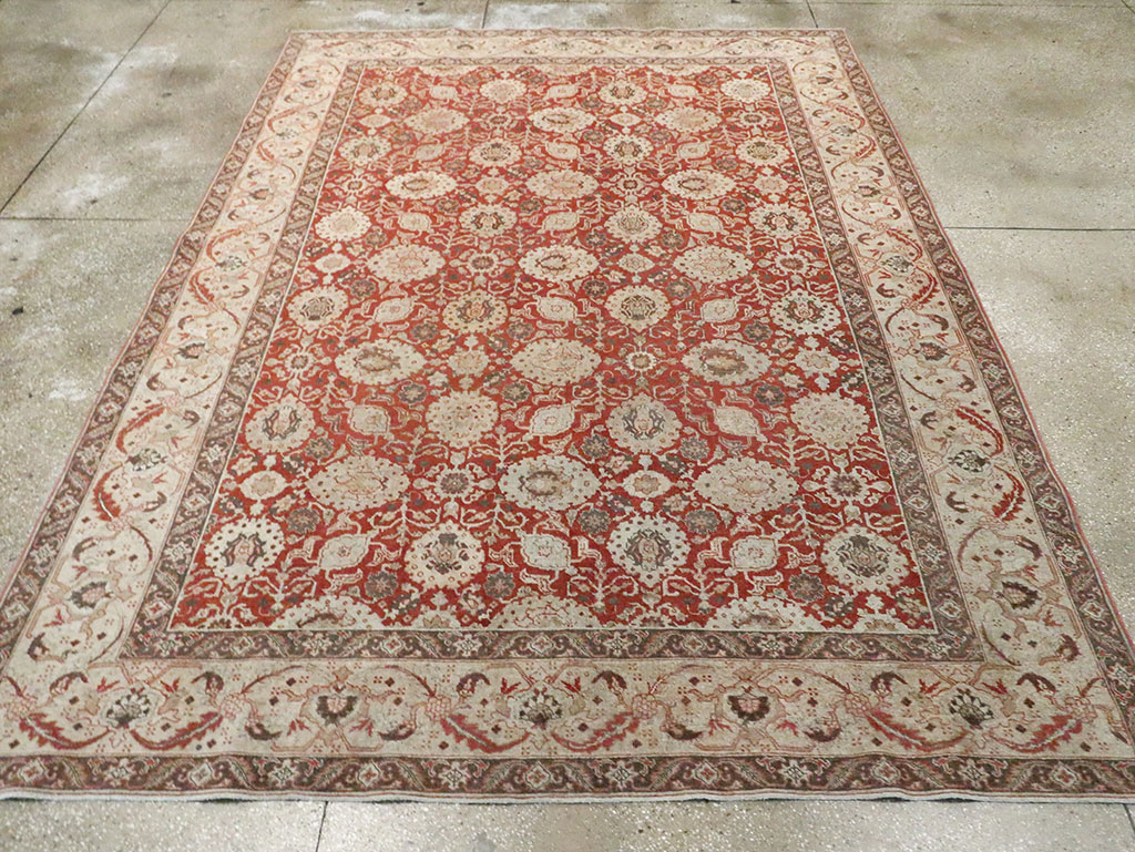 Antique Persian Tabriz Carpet, No.24081 - Gss