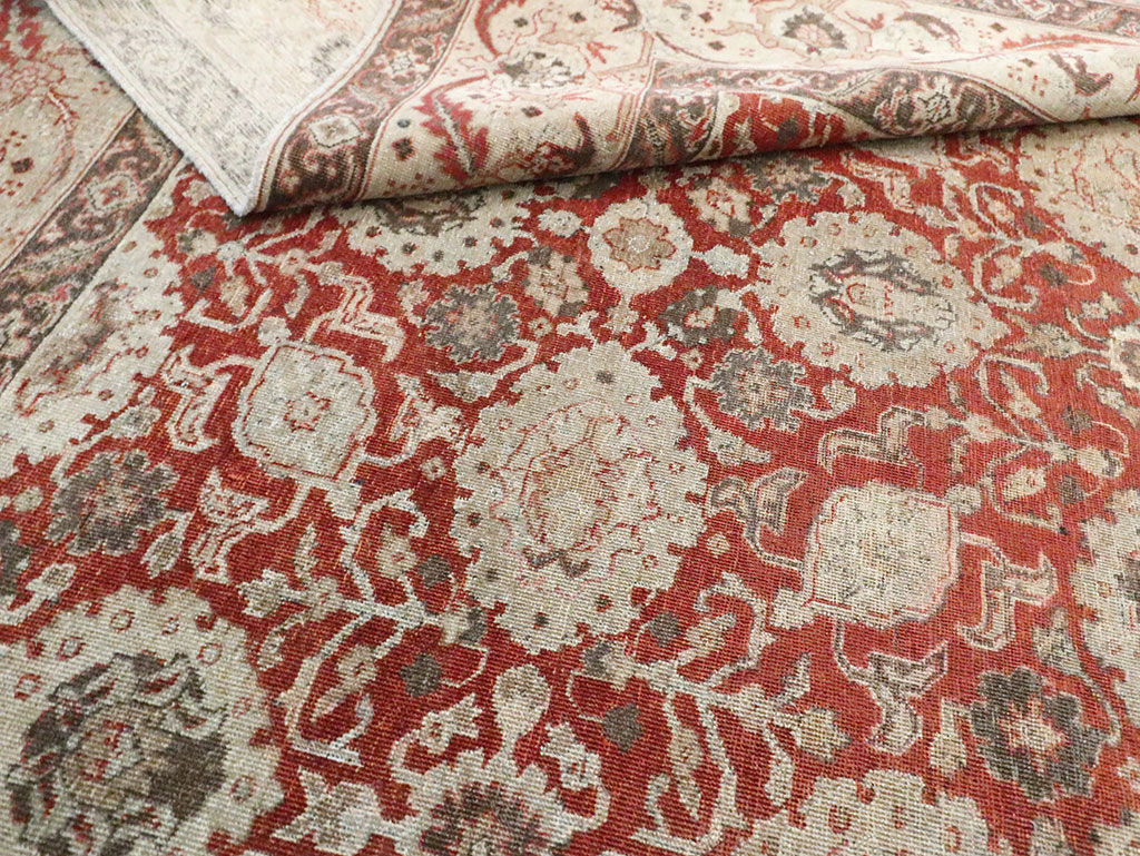 Antique Persian Tabriz Carpet, No.24081 - Gss