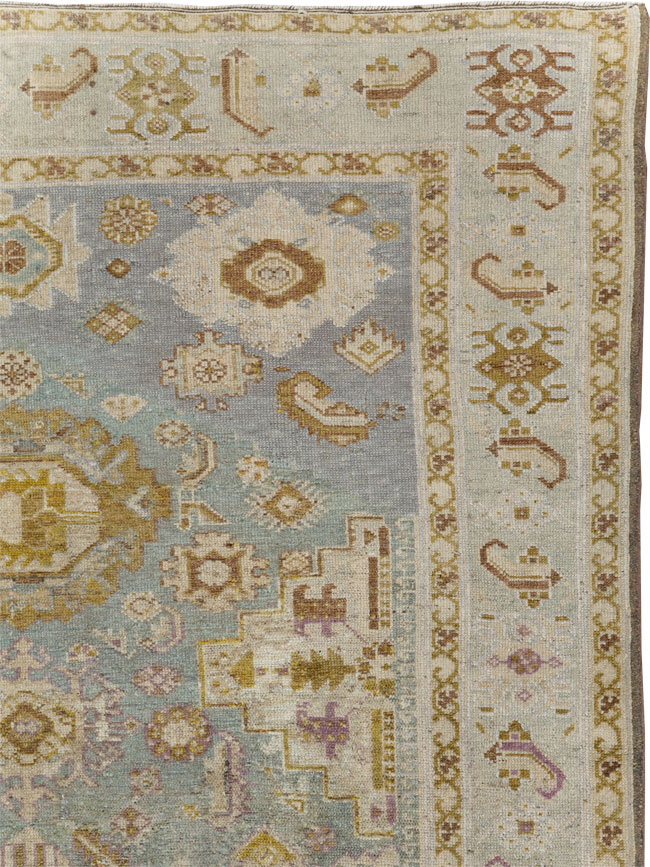 Antique Persian Malayer Wide Gallery Runner, No.24083 - Gss