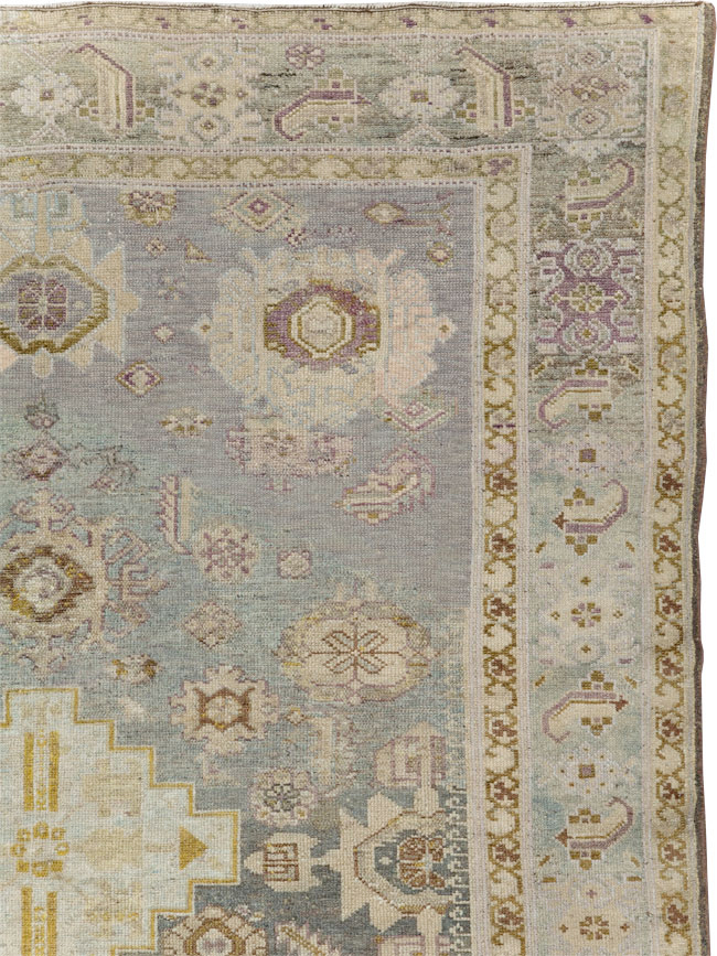 Antique Persian Malayer Wide Gallery Runner, No.24083 - Gss