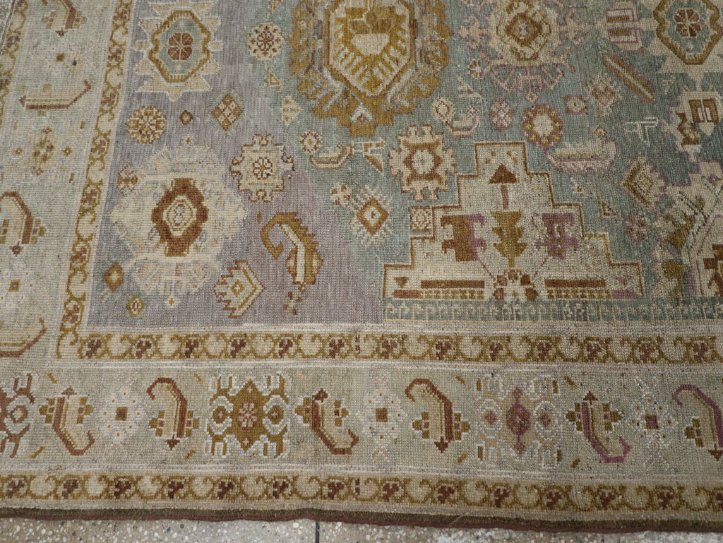 Antique Persian Malayer Wide Gallery Runner, No.24083 - Gss