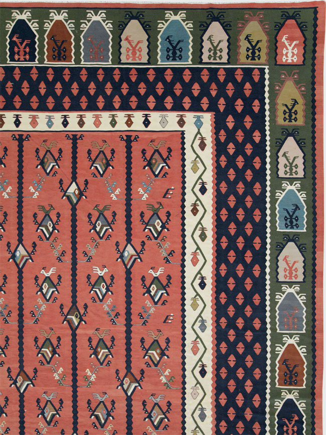 Oversize Vintage Turkish Kilim, No.24086 - Gss