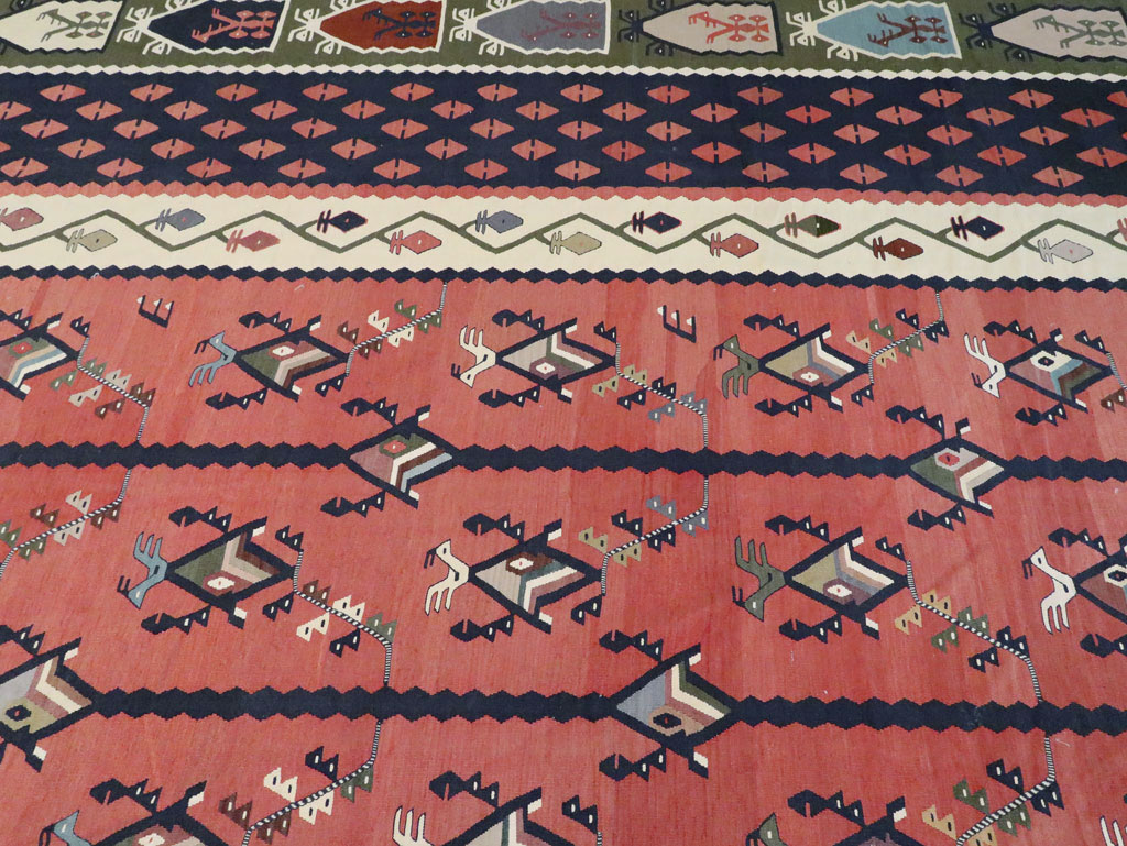 Oversize Vintage Turkish Kilim, No.24086 - Gss