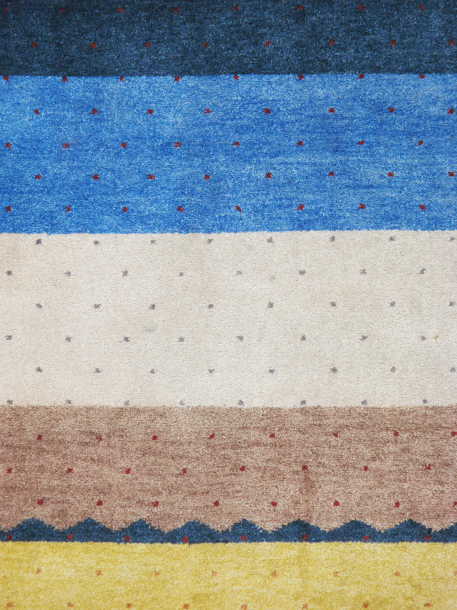 Modern Indian Gabbeh Style Accent Rug, No.24089 - Gss