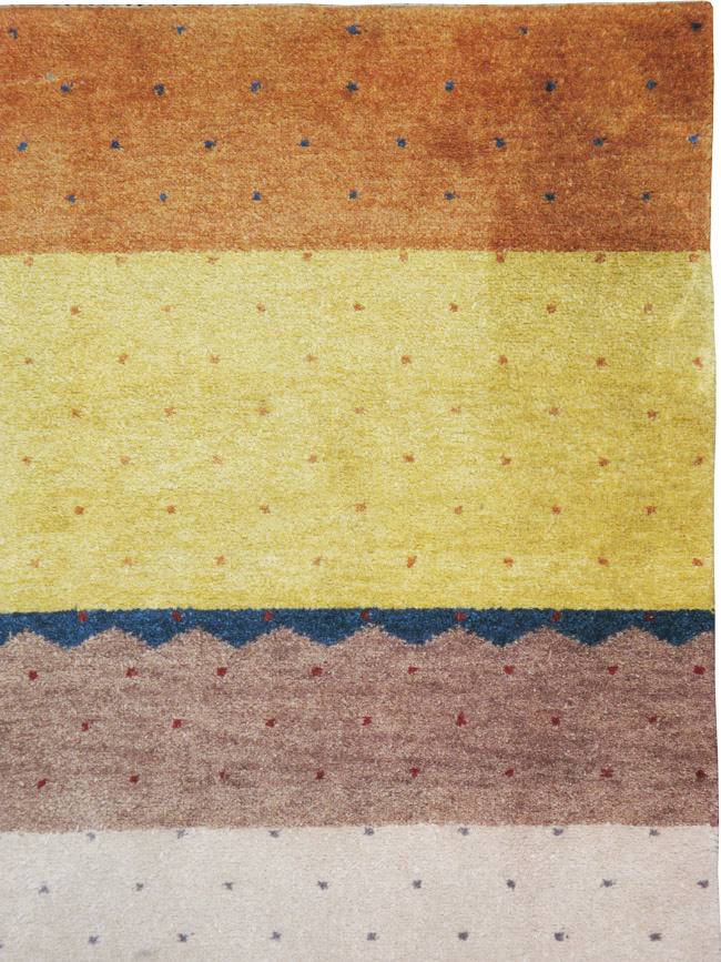 Modern Indian Gabbeh Style Accent Rug, No.24089 - Gss