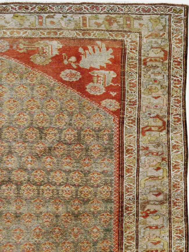 Vintage Persian Malayer Gallery Carpet, No.24091 - Gss