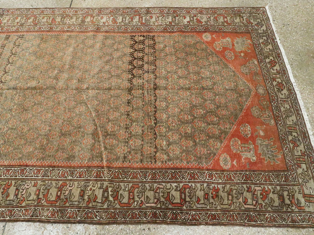 Vintage Persian Malayer Gallery Carpet, No.24091 - Gss