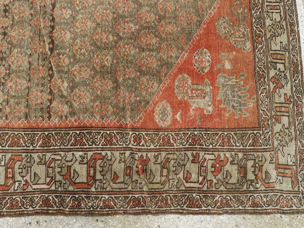 Vintage Persian Malayer Gallery Carpet, No.24091 - Gss