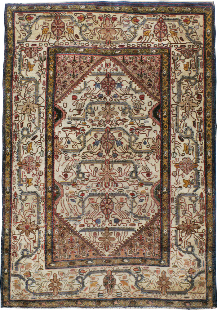 Antique Indian Agra Rug, No.24099 - Gss