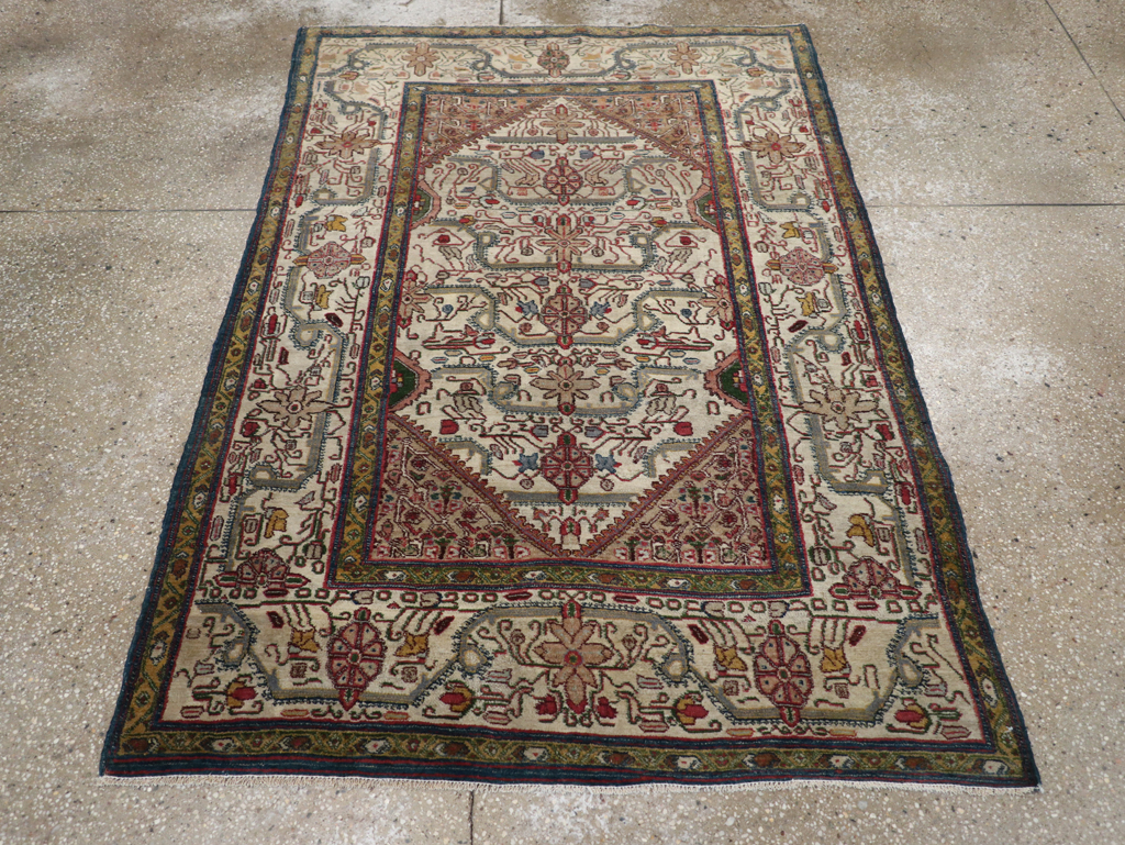 Antique Indian Agra Rug, No.24099 - Gss