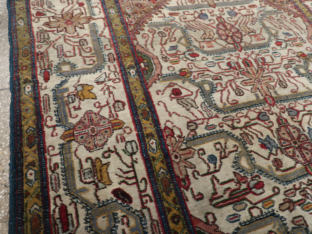 Antique Indian Agra Rug, No.24099 - Gss