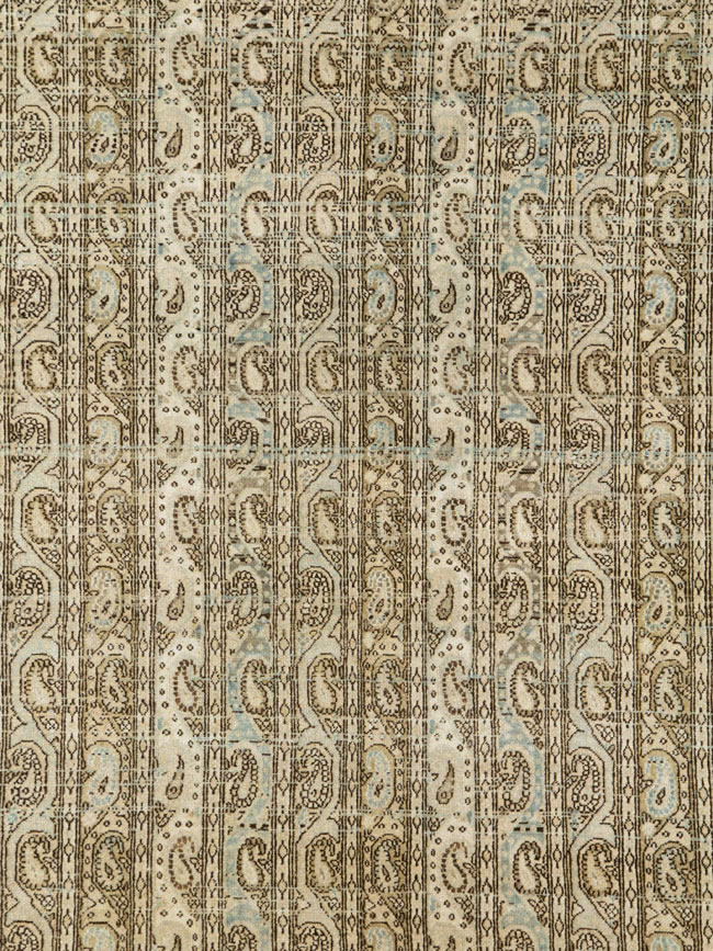 Vintage Persian Quom Room Size Carpet, No.24103 - Gss