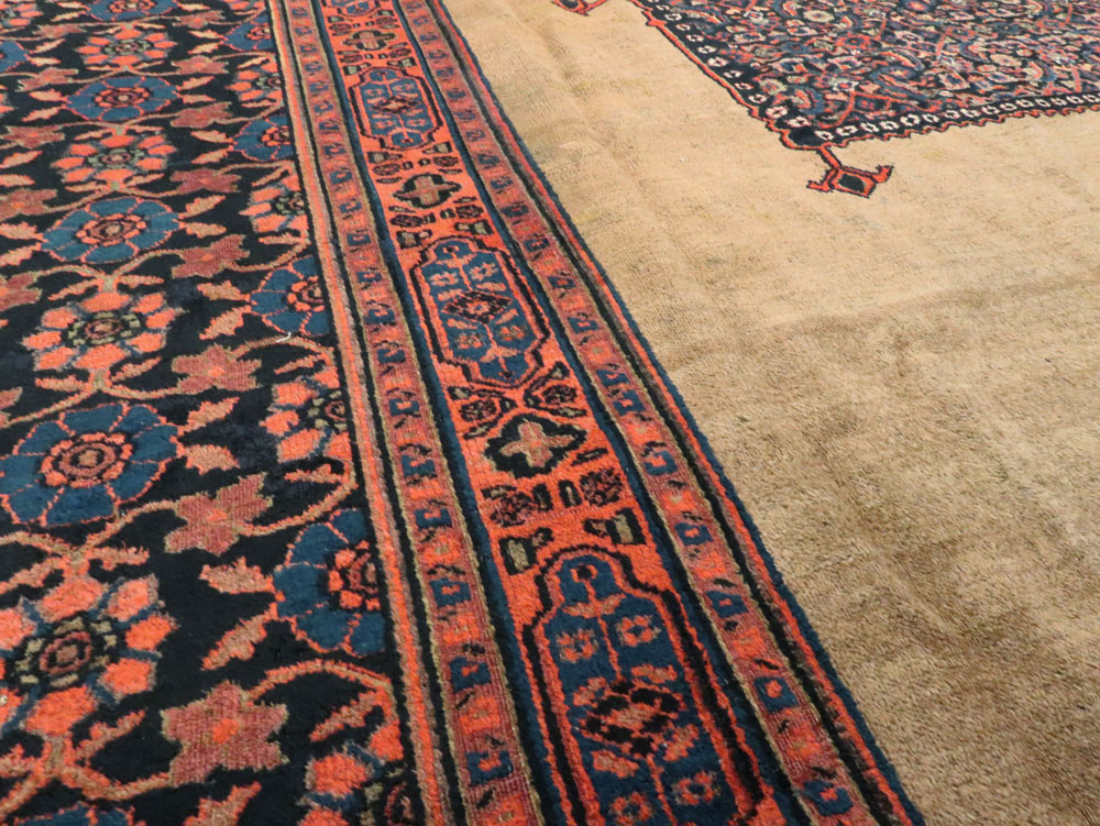Antique Persian Dorokhsh Carpet, No.24110 - Gss
