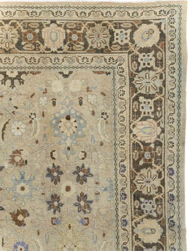 Vintage Persian Mahal Square Room Size Carpet, No.24117 - Gss