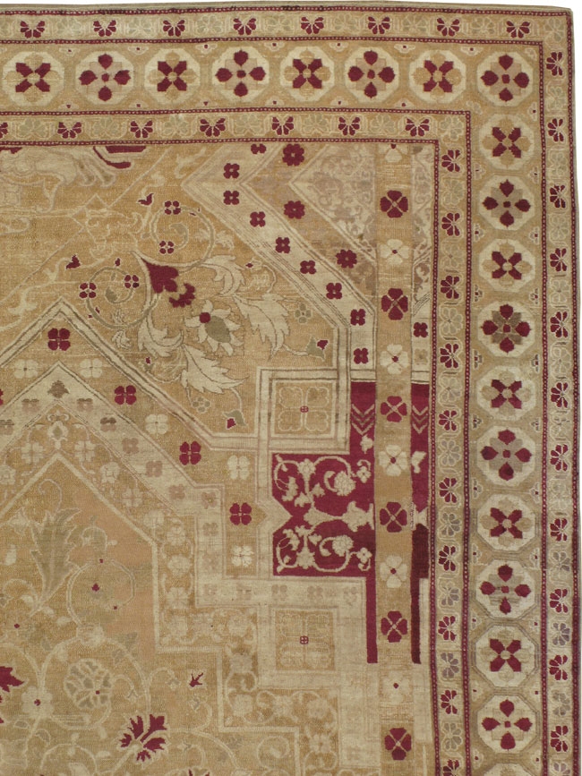 Vintage Indian Agra Carpet, No.24135 - Gss