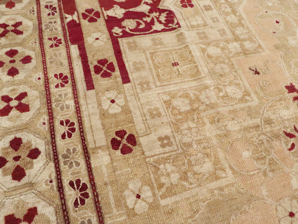 Vintage Indian Agra Carpet, No.24135 - Gss