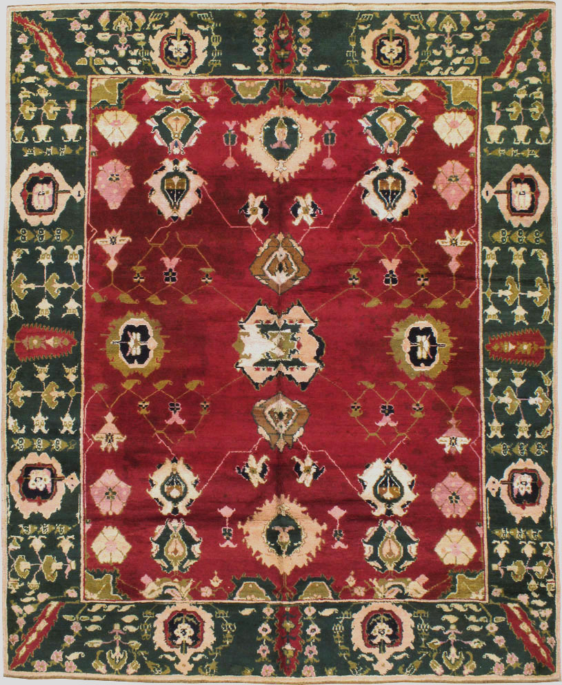 Vintage Indian Mazalpatan Carpet, No.24136 - Gss