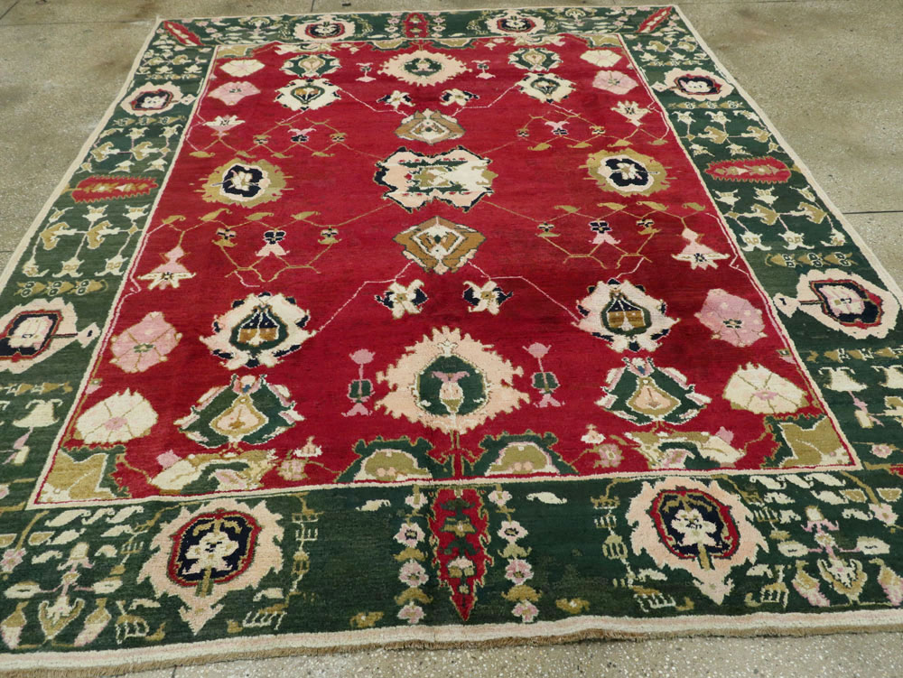 Vintage Indian Mazalpatan Carpet, No.24136 - Gss