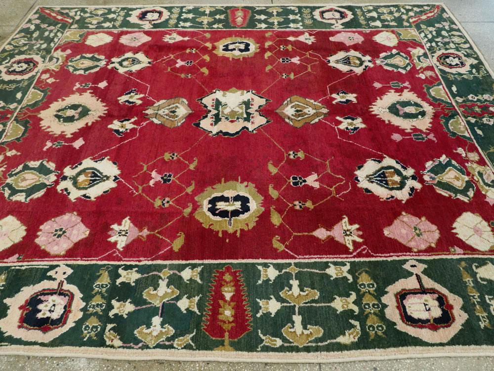 Vintage Indian Mazalpatan Carpet, No.24136 - Gss
