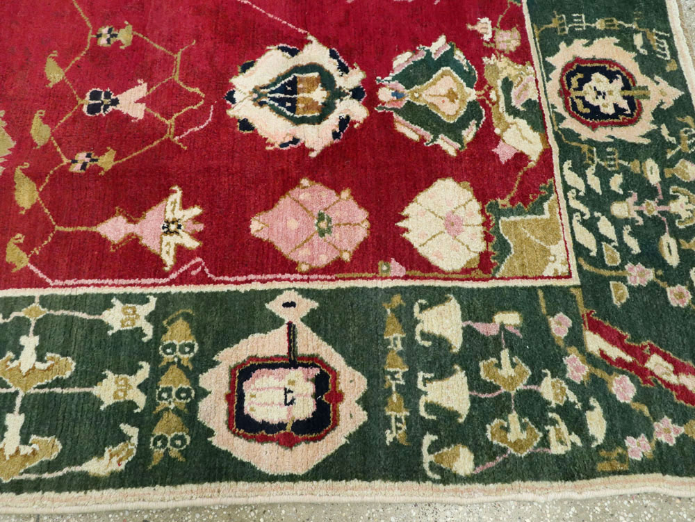 Vintage Indian Mazalpatan Carpet, No.24136 - Gss