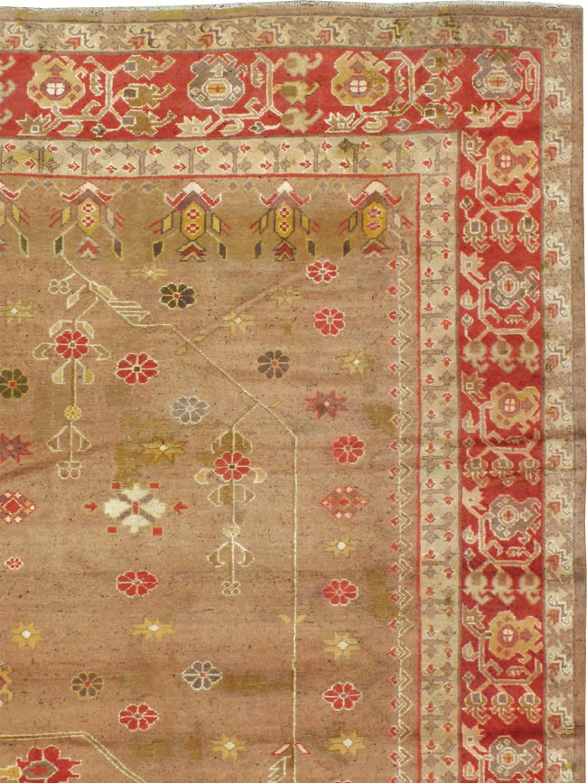 Vintage Indian Mazalpatan Carpet, No.24138 - Gss