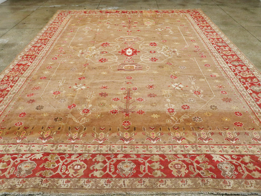 Vintage Indian Mazalpatan Carpet, No.24138 - Gss
