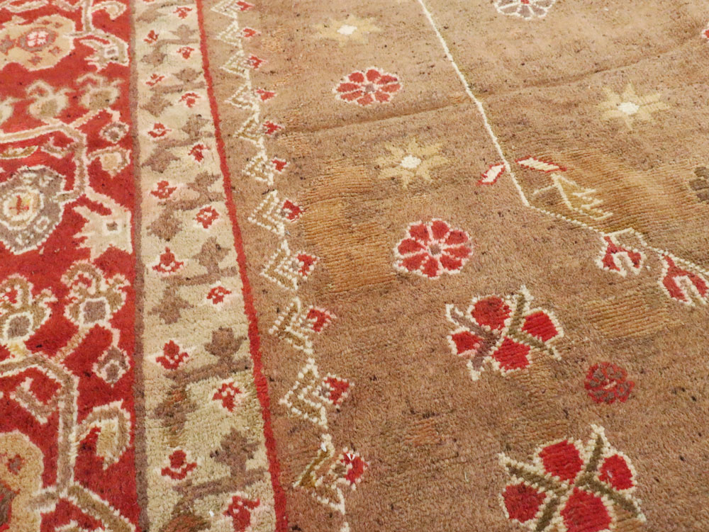 Vintage Indian Mazalpatan Carpet, No.24138 - Gss