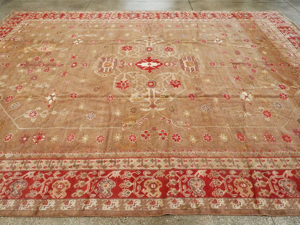 Vintage Indian Mazalpatan Carpet, No.24138 - Gss