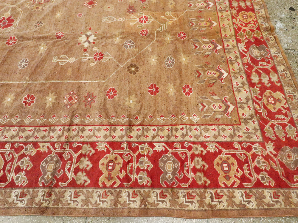 Vintage Indian Mazalpatan Carpet, No.24138 - Gss