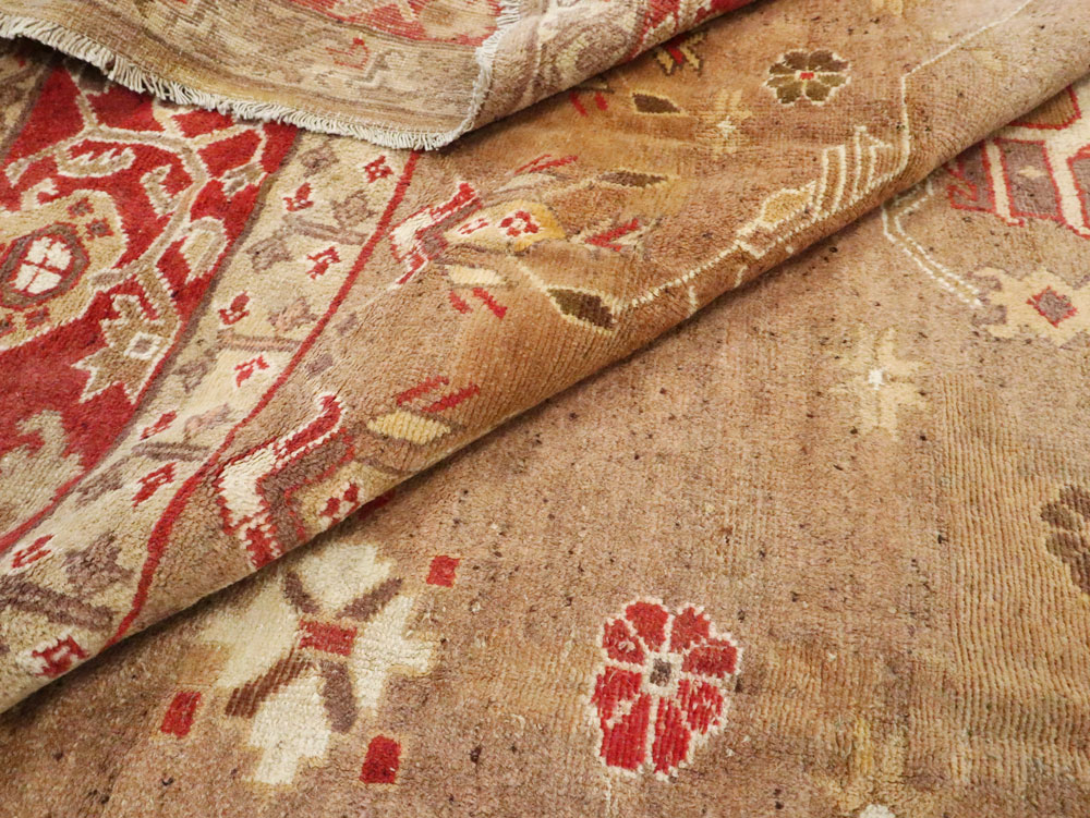 Vintage Indian Mazalpatan Carpet, No.24138 - Gss