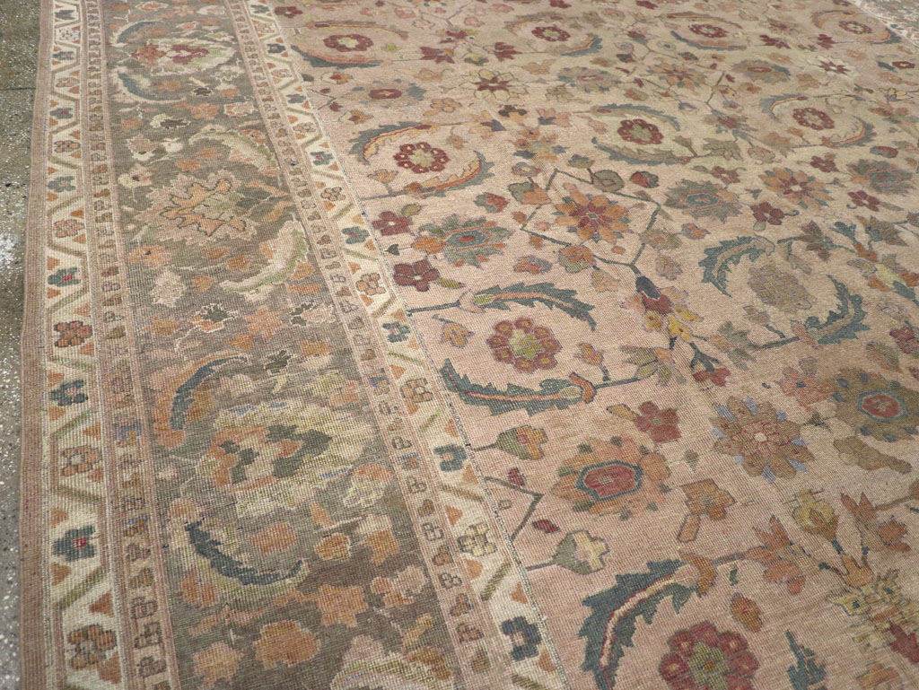 Antique Indian Lahore Large Carpet, No.24155 - Gss