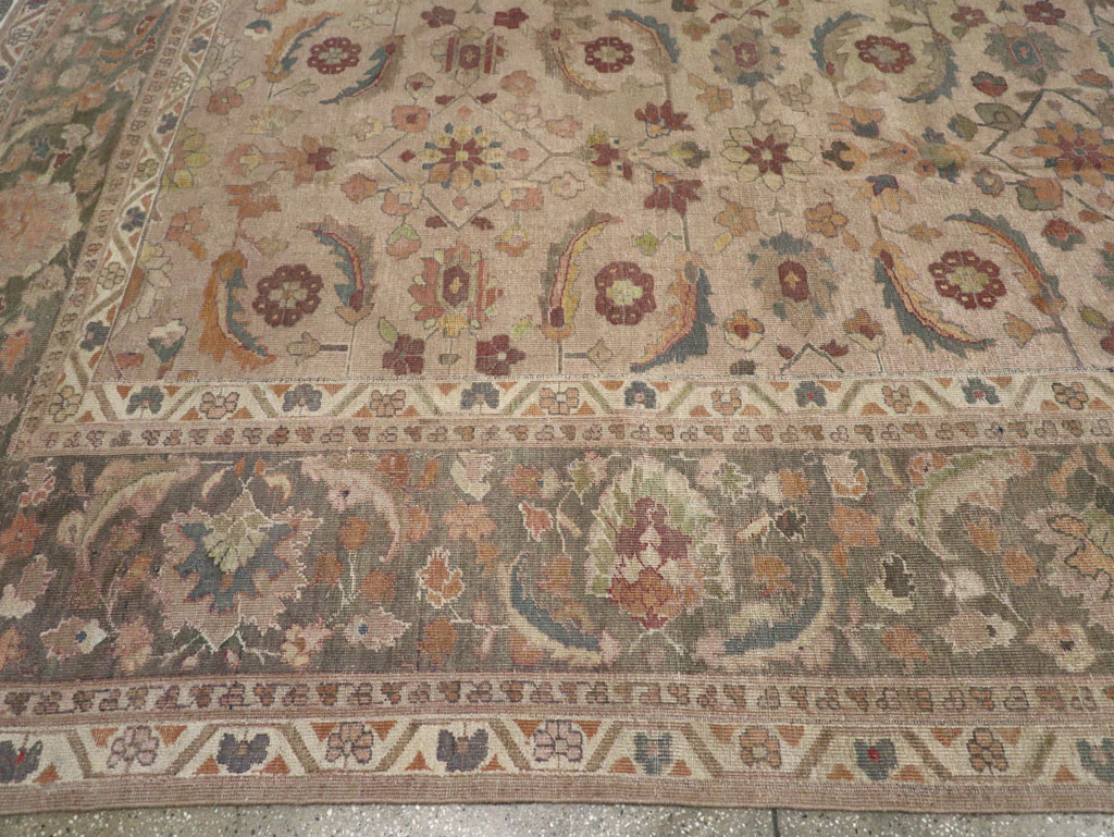 Antique Indian Lahore Large Carpet, No.24155 - Gss