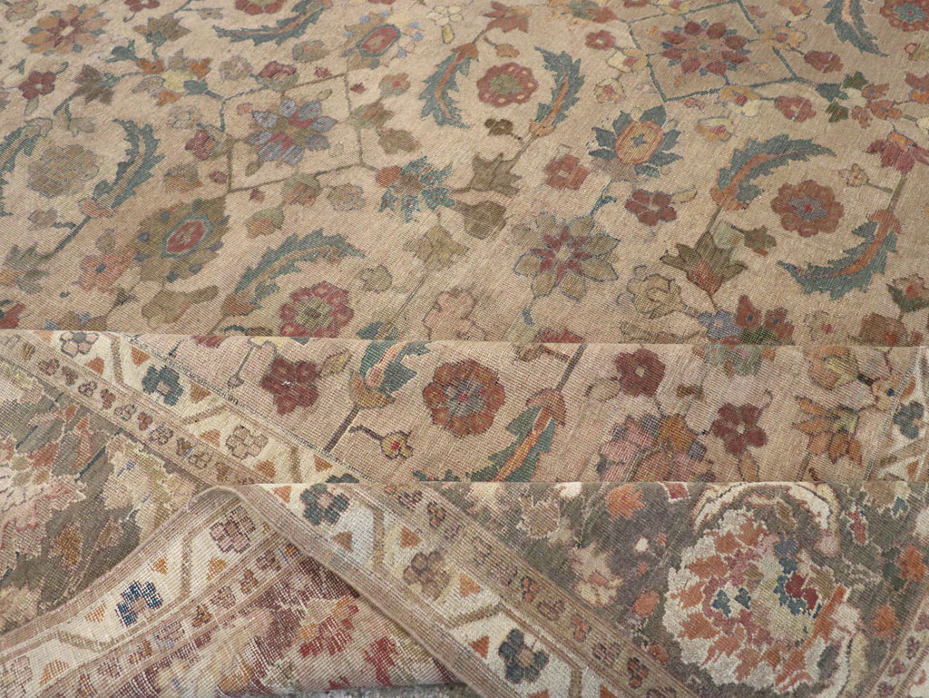 Antique Indian Lahore Large Carpet, No.24155 - Gss