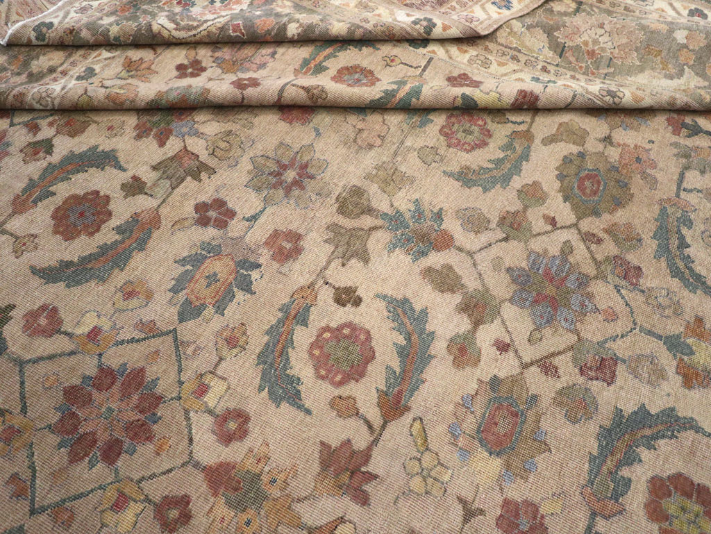 Antique Indian Lahore Large Carpet, No.24155 - Gss