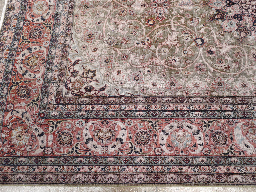 Vintage Indian Lahore Carpet, No.24159 - Gss