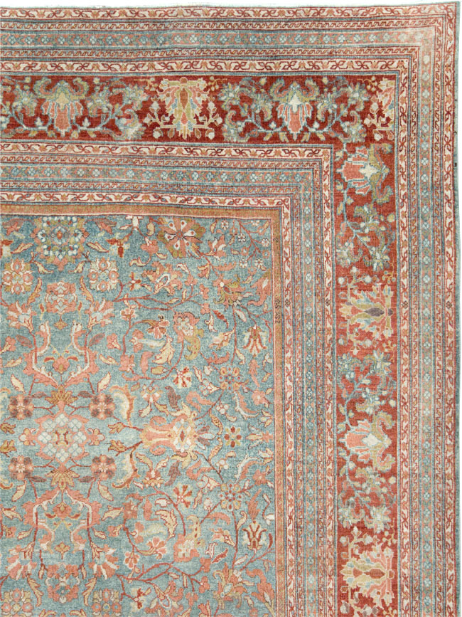 Antique Persian Mahal Oversize Carpet, No.24166 - Gss