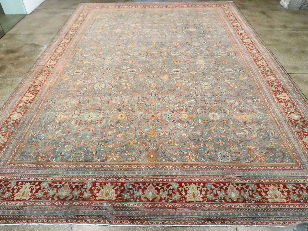 Antique Persian Mahal Oversize Carpet, No.24166 - Gss