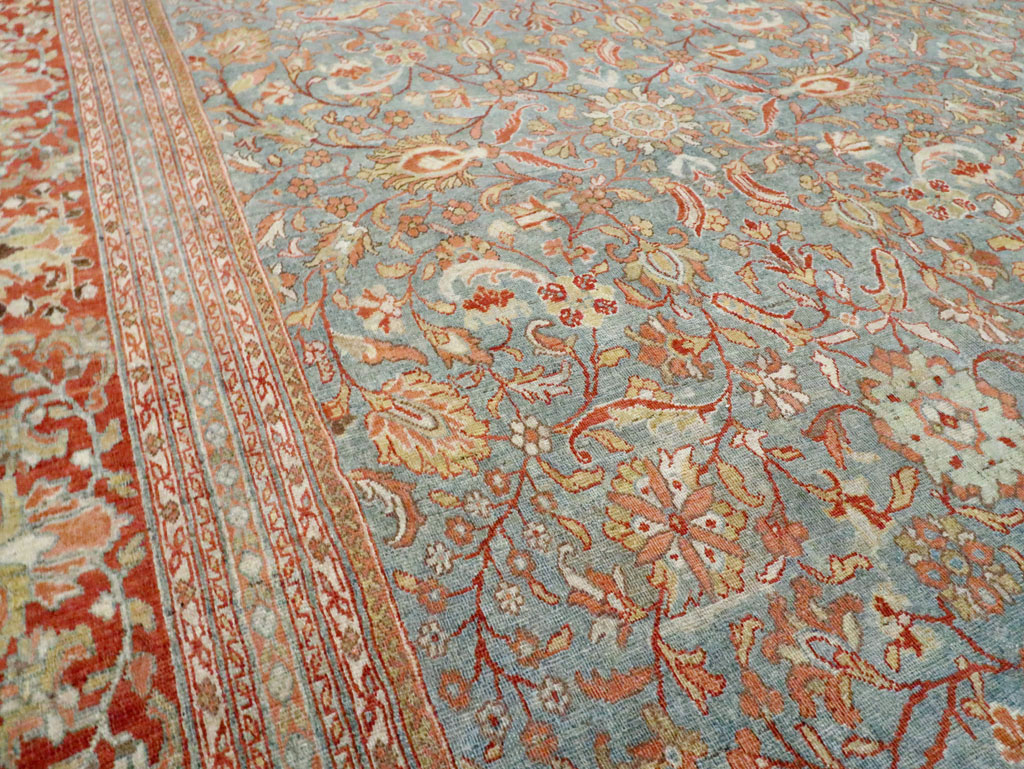 Antique Persian Mahal Oversize Carpet, No.24166 - Gss