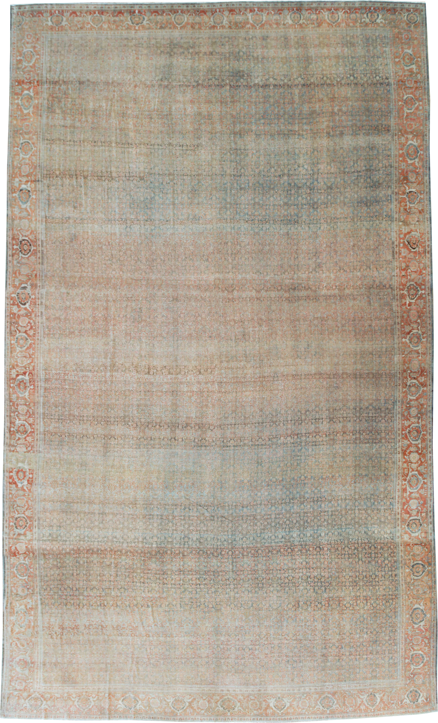 Antique Persian Senneh Malayer Oversize Carpet, No.24173 - Gss