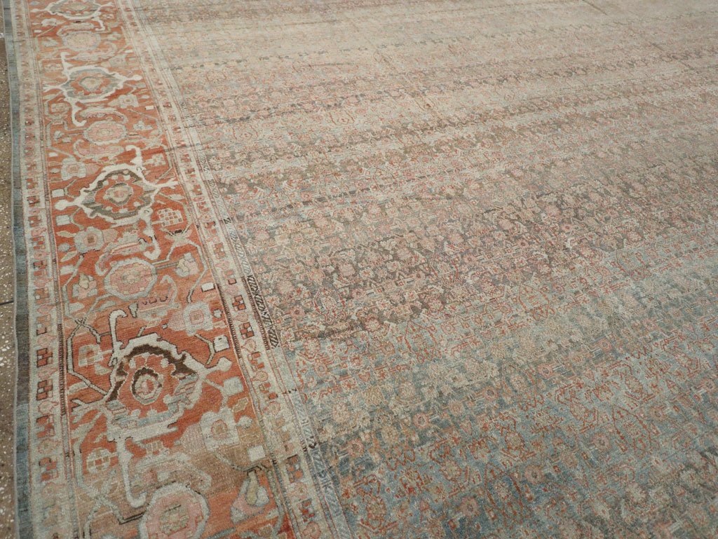 Antique Persian Senneh Malayer Oversize Carpet, No.24173 - Gss