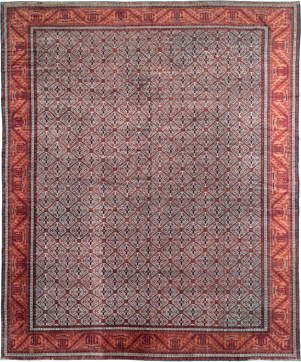 Antique Indian Lahore Oversize Carpet, No.24177 - Gss